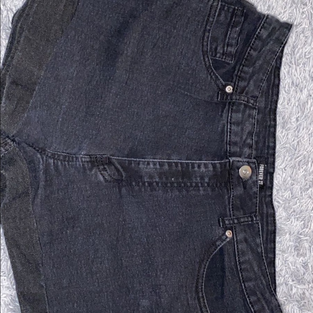 Black High Waisted Shorts